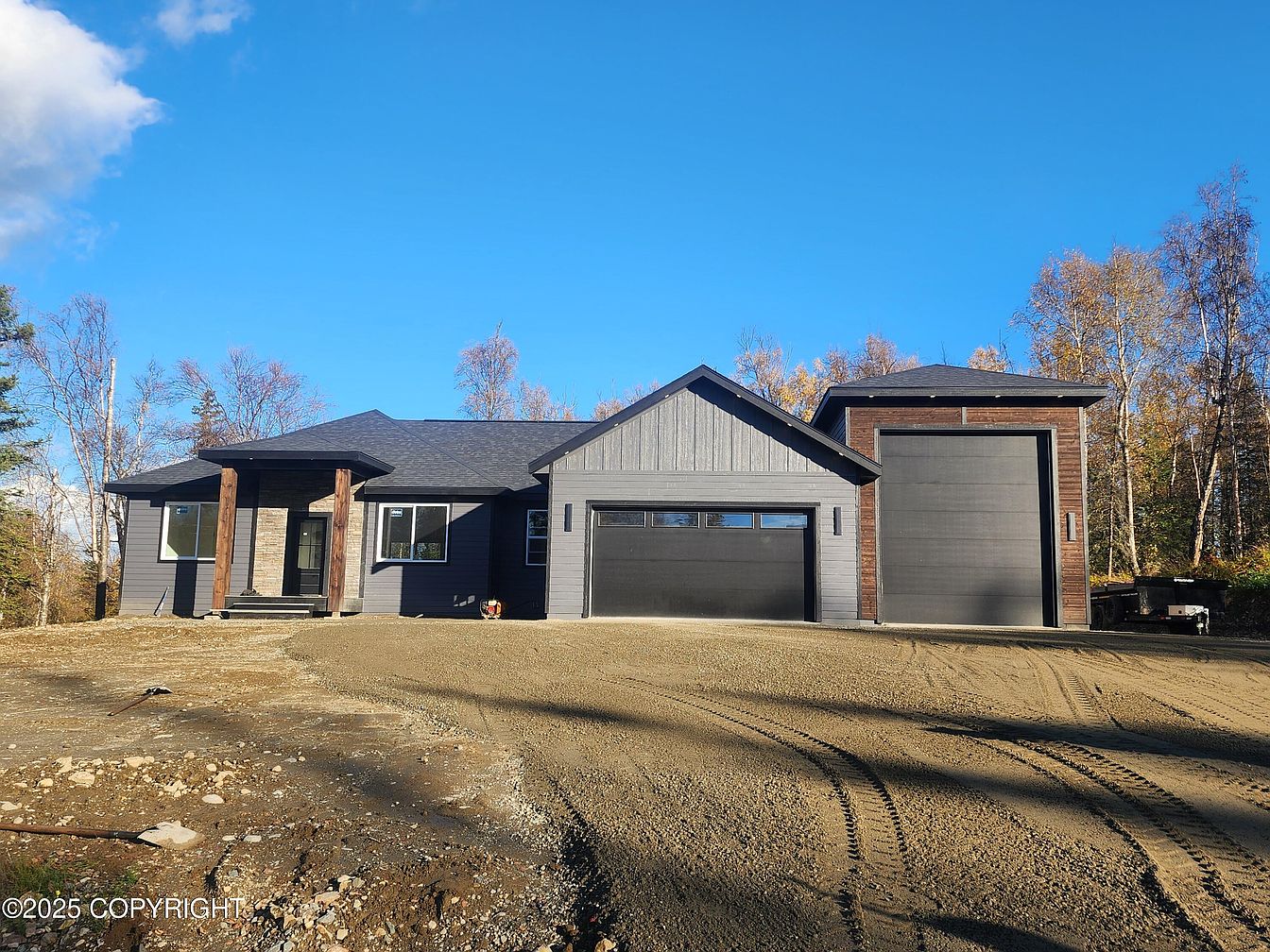 Completed Matanuska Homes house at 1740 W Pipestone Drive